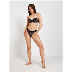 Трусы стринг жен Lucina красный принт Infinity Lingerie