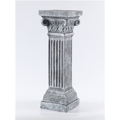 Колонна декоративная «Цветы» 54×18×18 см, антик