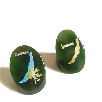 Стелла Байкальский нефрит у/ф печать 3.5*3*3 см