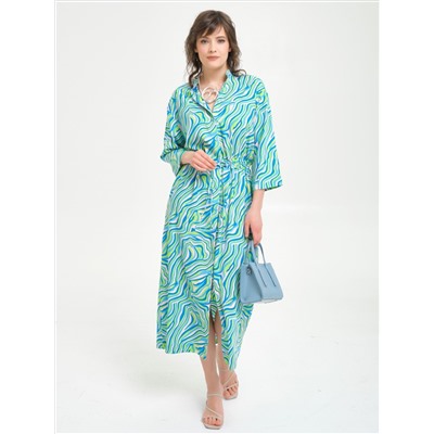 Платье из вискозы с принтом