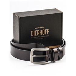 Мужской кожаный ремень Dierhoff ДРК 3055/1-40 Коричневый