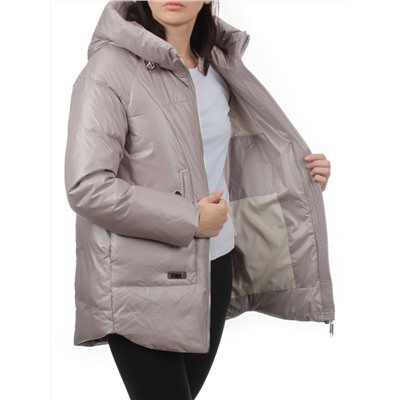78 GRAY BEIGE Куртка зимняя женская (200 гр. холлофайбер)