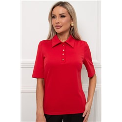 Блуза трикотажная красного цвета Вербена №1