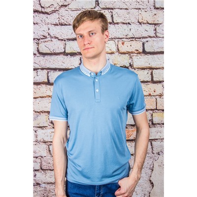 Футболка 1110/1 голубой VIP STONES