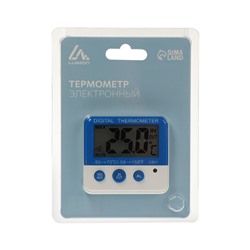 Термометр Luazon LTR-13, электронный, выносной датчик 90 см, белый