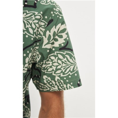 Рубашка к/р P411-0499 green