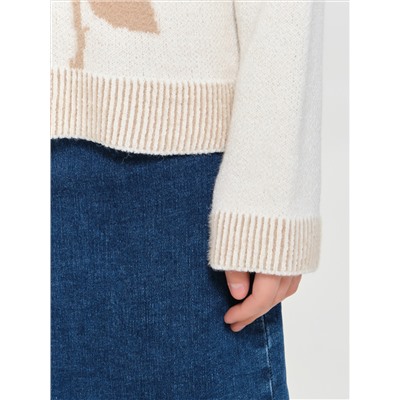 Джемпер вязаный с длинными рукавами