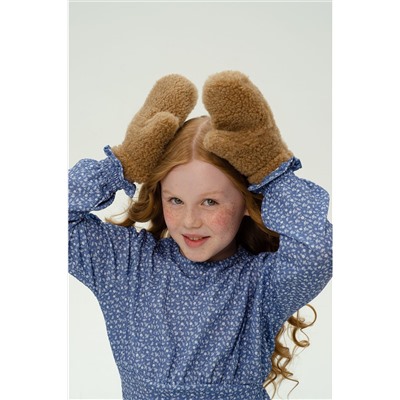 Варежки детские меховые кемел