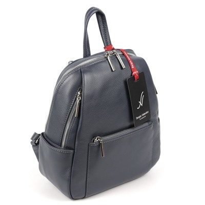 Женский кожаный рюкзак Sergio Valentini SV-SZ749/C НавиГрей