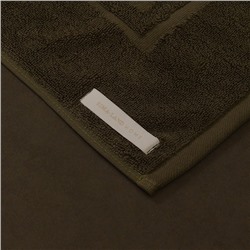 Коврик махровый SL HOME: Basic "Олива" 50х70 см, 100% хлопок, 730 г/м2