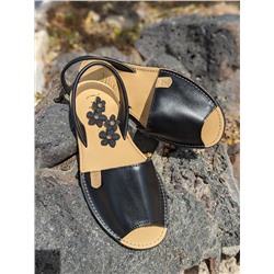 Ab.Zapatos 320 · Negro+Pendientes flores PA3768 negro