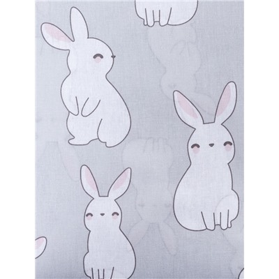 Постельное белье Этель 1,5 сп Cute rabbit 143х215 см, 150х214 см, 50х70 см -1 шт
