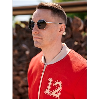 Бомбер "12" красный