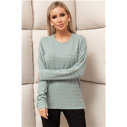 Джемпер трикотажный ментоловый Меган №22