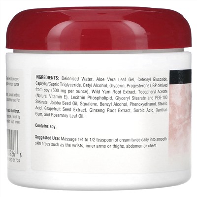 Source Naturals, Крем с прогестероном, 113,4 г (4 унции)