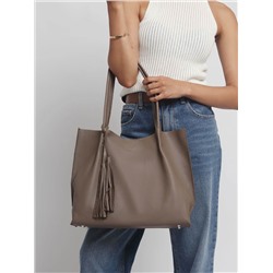 Женская кожаная сумка Richet 2055LN 862 Тауп