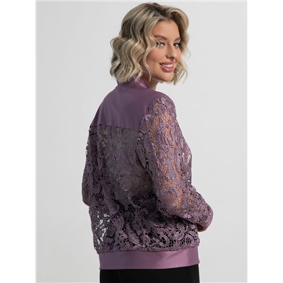 Жакет кружевной Индола (сиреневый) Б15325-3М