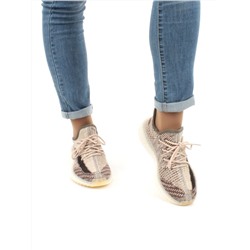 05-B557-7 LT. BROWN Кроссовки женские (текстиль)