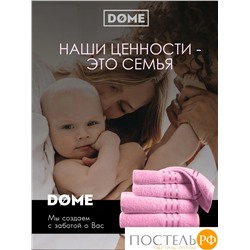 (1051) Полотенце 30х50 см Dome Harmonika Махра 440 г/м2, 1051 Розовый