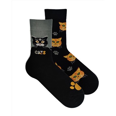 Носки р.35-40 "Two Side" Cats