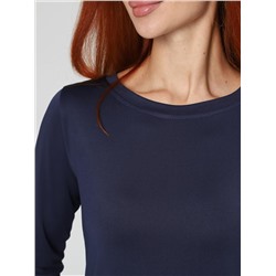 Энкар - лонгслив темно-синий