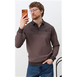 Поло F611-07-5858 brown