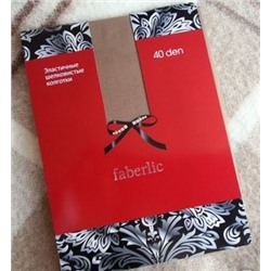 Колготки Faberlic эластичные шелковистые 40 den, цвет бежевый, размер XL