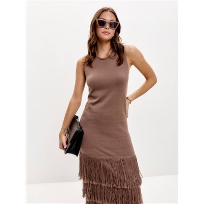 Платье MOBI, Шоколад