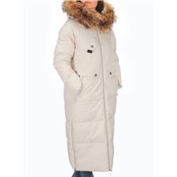 H23-631 LT. BEIGE Пальто зимнее женское (200 гр. тинсулейт)