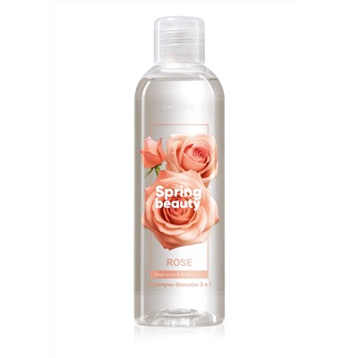 Шампунь-бальзам 2 в 1 «Роза» Spring Beauty