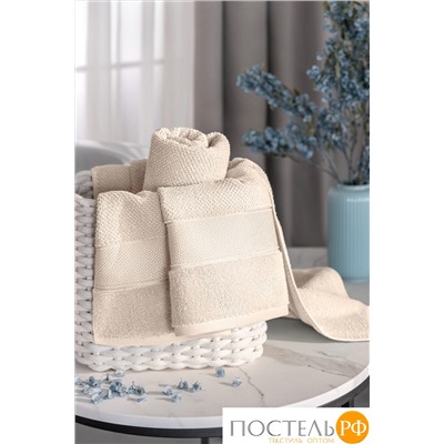 PRIME PRIVE ОТИЛИЯ экрю Полотенце, 70х140, 100% хлопок, 1 пр., 500 гр/м2