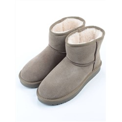 04-PF5854-6 KHAKI Угги женские (натуральная замша, 100% шерсть)
