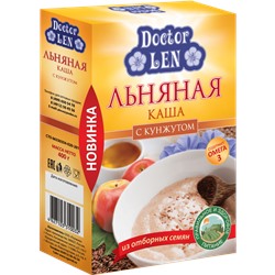 Льняная каша "Doctor LEN" м/п с кунжутом 400 г