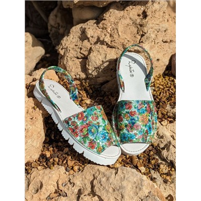 ZAPATOS · 2364-flores-verde+AB.Z · 147 (430) ENCINA АКЦИЯ