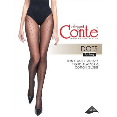 Conte Dots, фантазийные колготки 20den