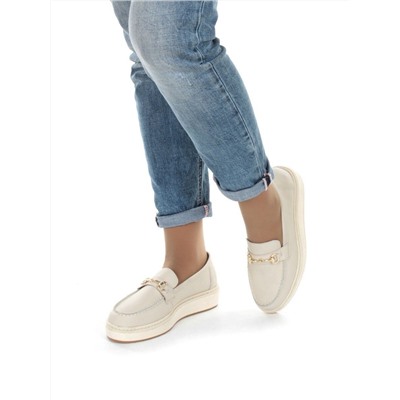 03-5062-3 BEIGE Лоферы женские (натуральная кожа)