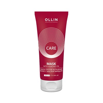 OLLIN CARE Маска против выпадения волос с маслом миндаля 200мл/ Almond Oil Mask