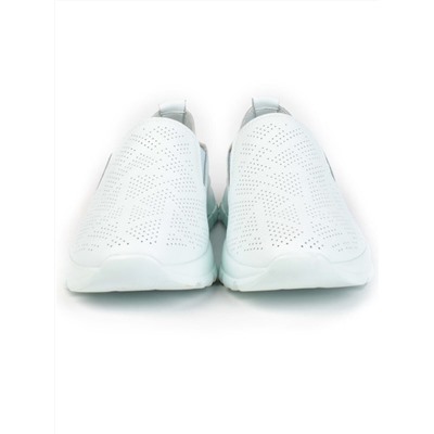 03-PDXL152-3 LT. BLUE Полуботинки спортивные женские (натуральная кожа)