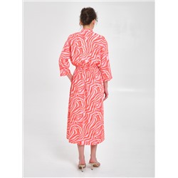 Платье из вискозы с принтом