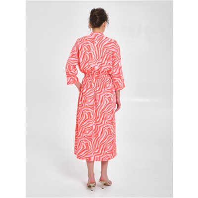 Платье из вискозы с принтом