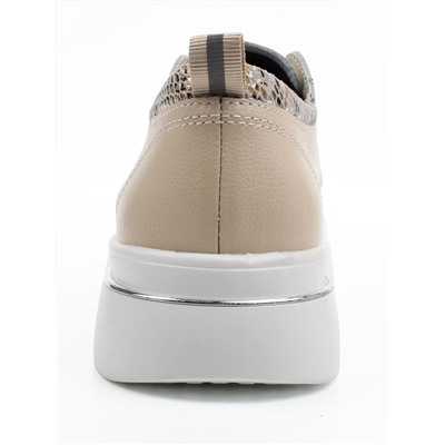 03-C929-2A BEIGE Полуботинки летние женские (натуральная кожа)