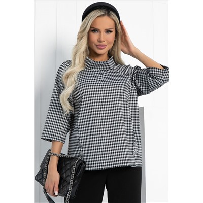 Джемпер Эдельвейс (черно-белый) Б12830-18М