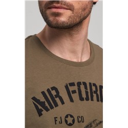 Футболка мужская с принтом F211-06-735 хаки