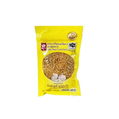 Тайский Сушеный Жареный Чеснок от Khun Shine Fried Garlic 100 гр