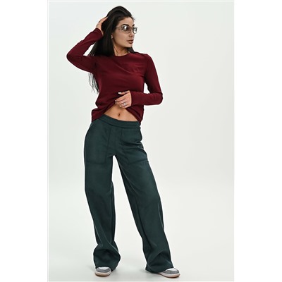 Брюки из мягкой эко замши