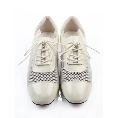 03-H17C-30NX LT. BEIGE Полуботинки женские (натуральная кожа)