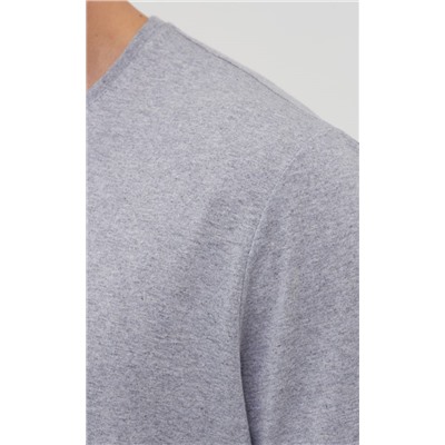 Футболка F911-6000b grey melange