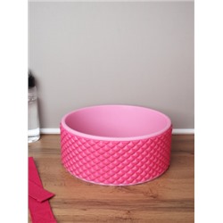 Колесо для йоги и пилатеса массажное 30Х10 / MYW-30PP / розовый / уп10