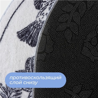 Коврик для дома SAVANNA Return to nature, 50×80 см, белый