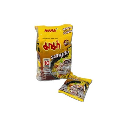 Лапша быстрого приготовления со вкусом свинины от MAMA 60 г x 10 пачек